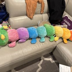 Colorful musical Caterpillar Plush Toy