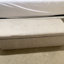 Bench/Storage Ottoman