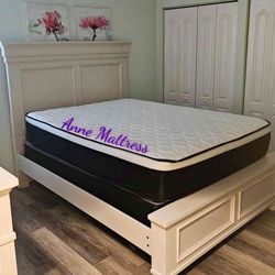 NEW QUEEN PILLOW TOP MATTRESS AND BOX SPRING