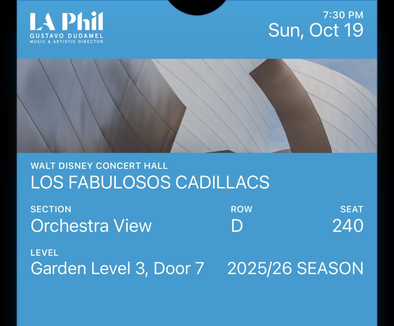 Los Fabulosos Cadillacs orchestra Ticket