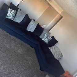 L Couches , Blue & Grey 