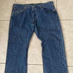 MENS LEVIS 501 JEANS SZ 38x29