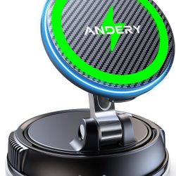 iPhone Magsafe Car Mount Charger [15W Wireless Faster Charging