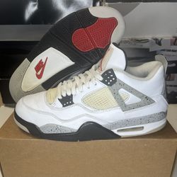 Air Jordan 4 Retro ‘White Cement’ Size 12
