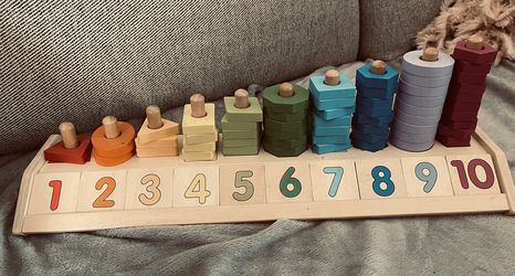 Melissa And Doug Counting Shape Stacker $18 FIRM P/ Up Upland