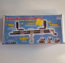 PanaVise 376 Extra-Wide Opening Vise Head – Self-Centering (9" Capacity)
