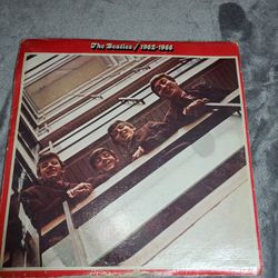 Original The Beatles 1(contact info removed) Red 2 LP Album Set Apple