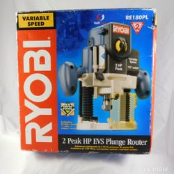 RYOBI PE180PL1G 2 HP 10 AMP PLUNGE BASE ROUTER Model RE180PL1G