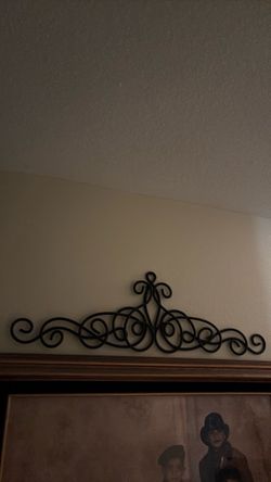 Metal Scroll Wall Decor