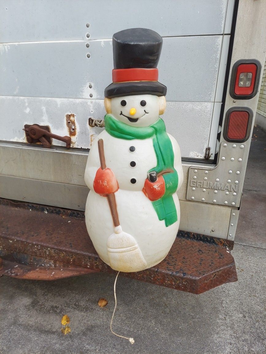Vintage Empire Snowman Blowmold