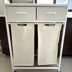 Laundry Hamper Sorter With Wheels - 2bins