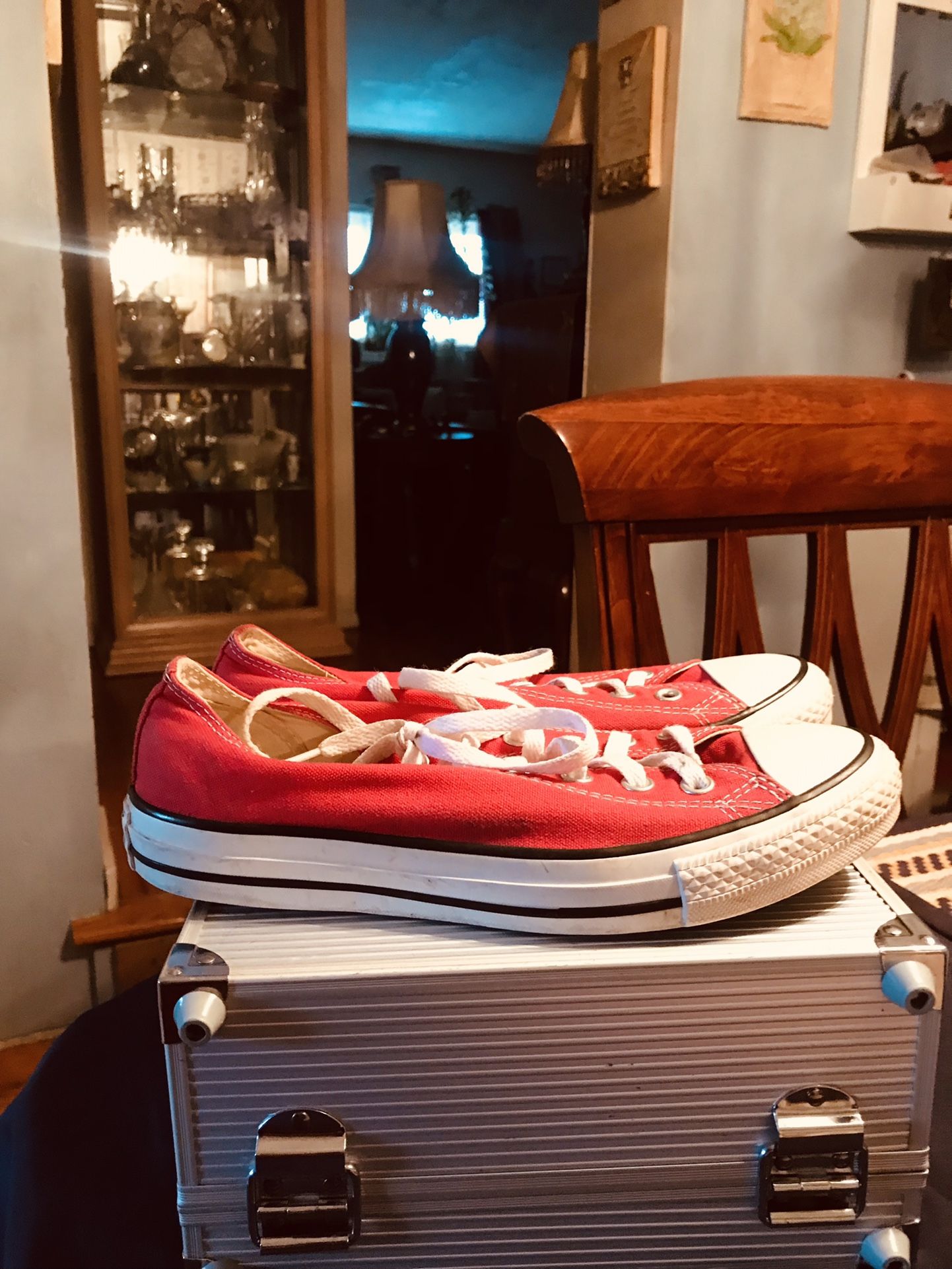 Men’s Size 7 or Women’s Size 9 Red Converse All Star Sneakers
