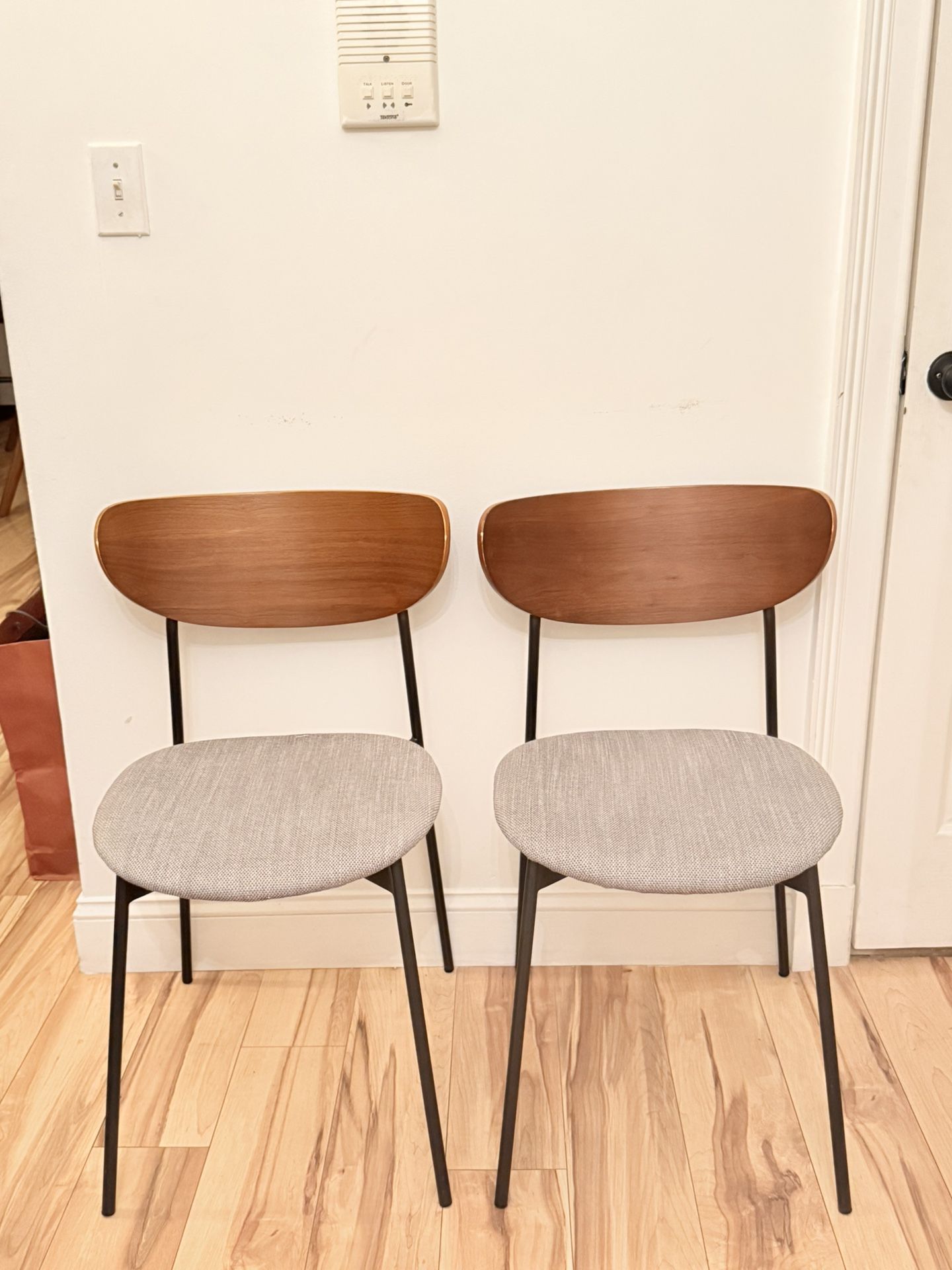 Mid-Century Modern Petal Dining Chair (2 set)