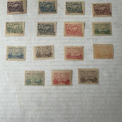 Transcaucasia Federated Republic Collection Of 15 Mint Hinge Stamps 