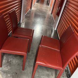 4- Red Chairs