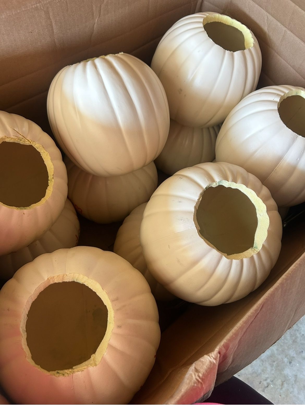 Pumpkin centerpieces