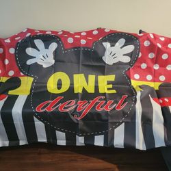 Mickey Mouse 1st Birthday Banner