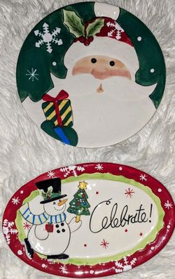 Fitz and Floyd Platters 🎁🎄