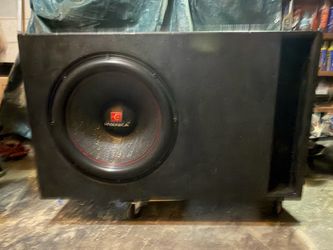 18” H YANKA subwoofer and custom ported box