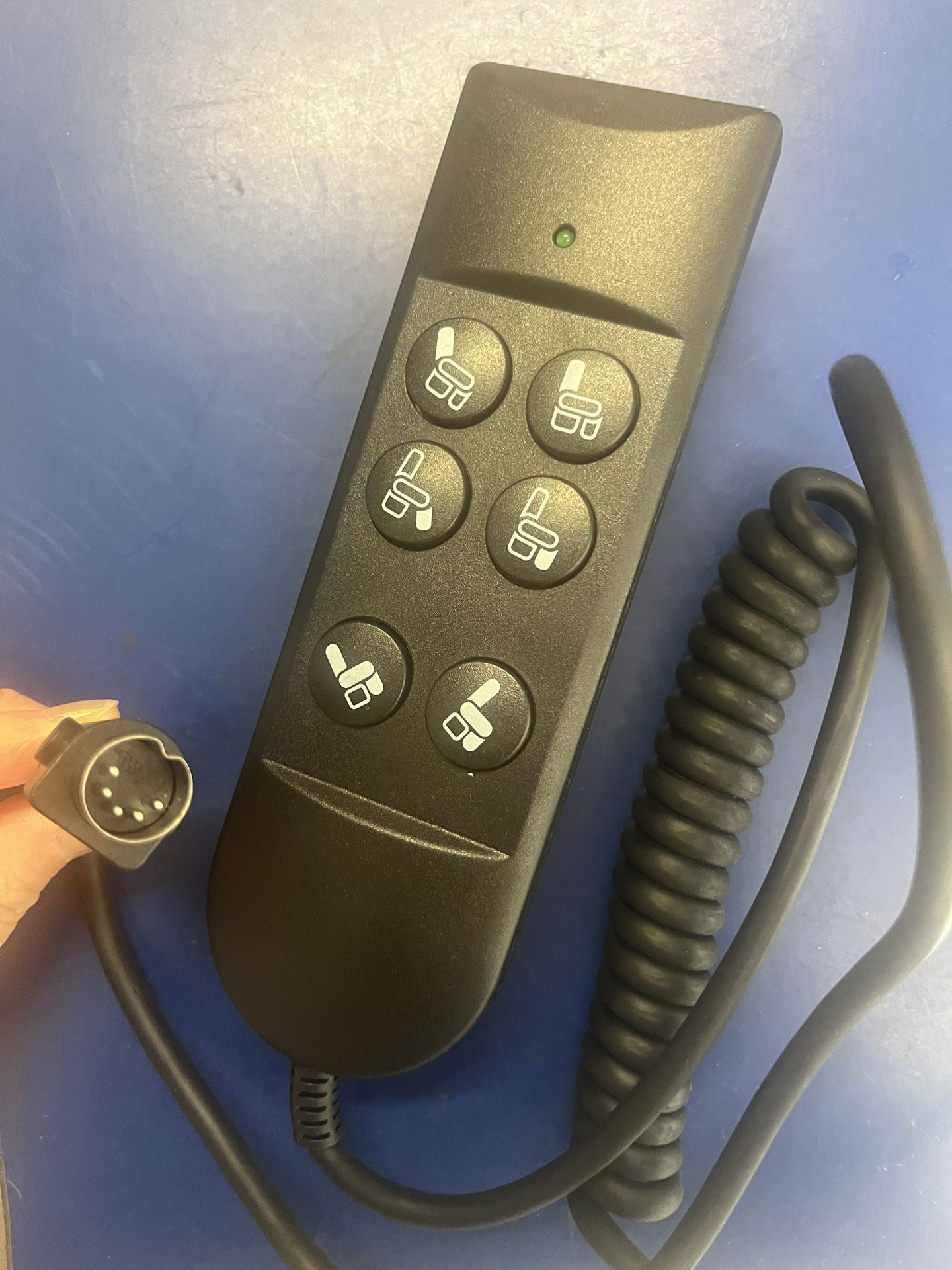 Lift Chair Remote Control for Home Power Recline Hand Control 6 Button Remote with 5-Pin Plug Extension Cable Fit for Okin Dewert Limoss Lazyboy Golde