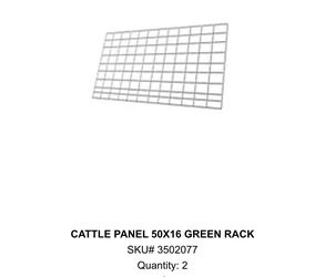 2 Cattle Panels / Green Rack Panels 50x16 Sunland