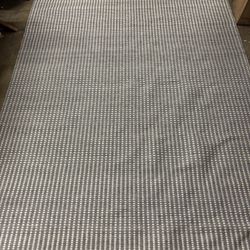 New 8’ x 10’ Indoor Ivory/Steel Area Rug