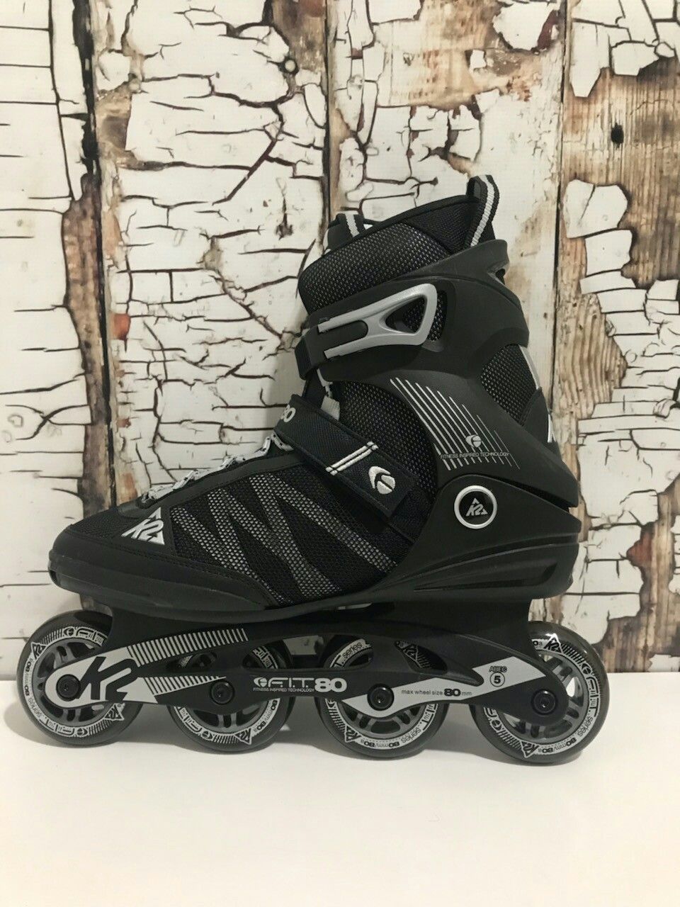 New In-Line Roller Skates K2 Fit 80 Size 10.5