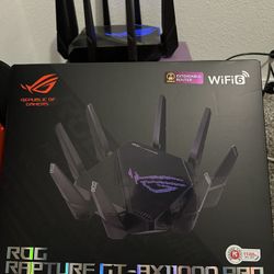 ASUS ROG Rapture GT-AX11000 Pro Tri-Band WiFi 6 Extendable Gaming Router