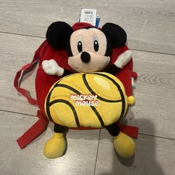 New Mickey Mouse Backpack Bag.  New. 8$ 