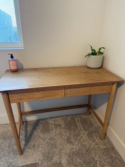 Wood & Crane - Writing/Entryway Desk Natural