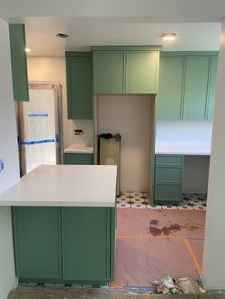 Countertops and Cabinets Installation