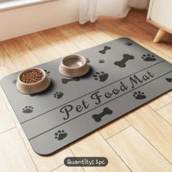 Pet Cat Dog Food Mat