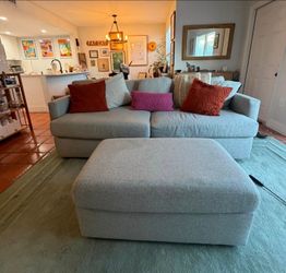 Free delivery-sofa with ottoman