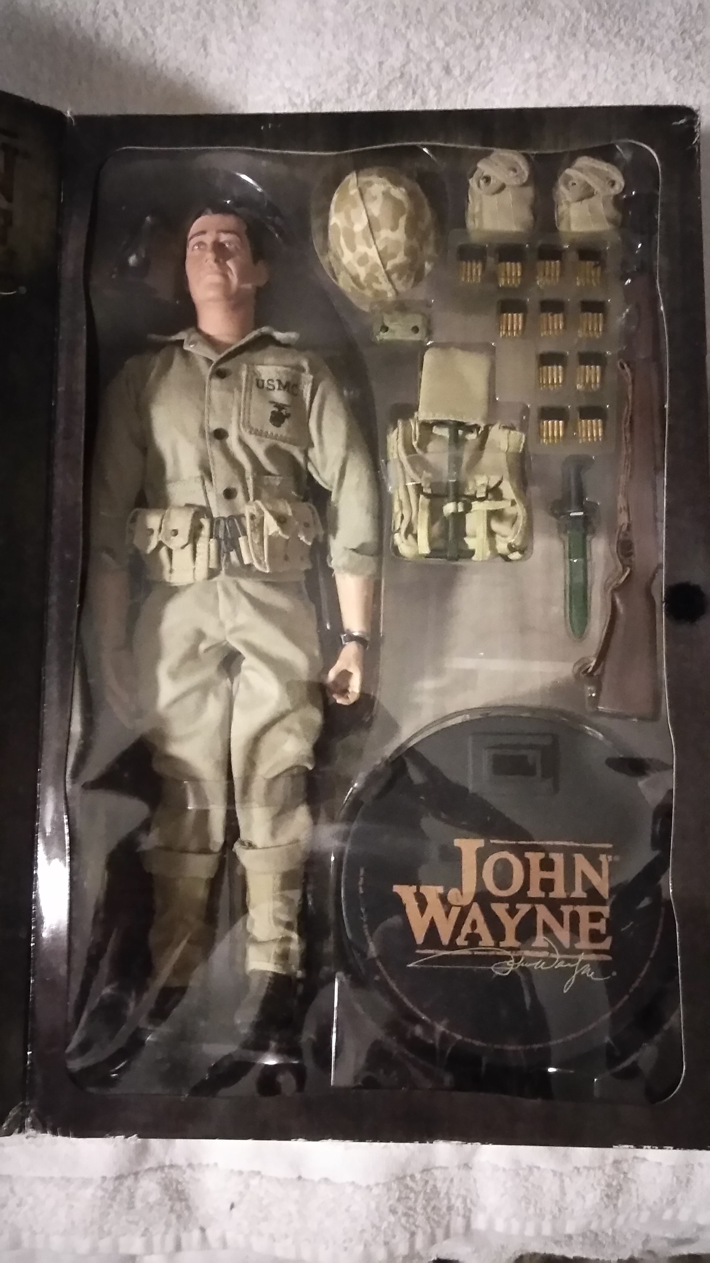 Collectible John Wayne as a Pacific Marine