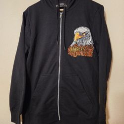 Harley Davidson Eagle Full Zip Hoodie Sweater