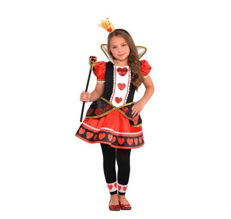 Queen Of Hearts Costume Child L(12-14)