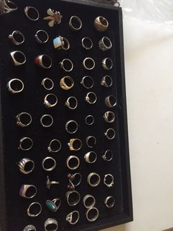 Sterling rings - different sizes- 10-15 each