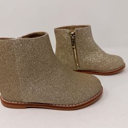 Janie and Jack Gold sparkle boots