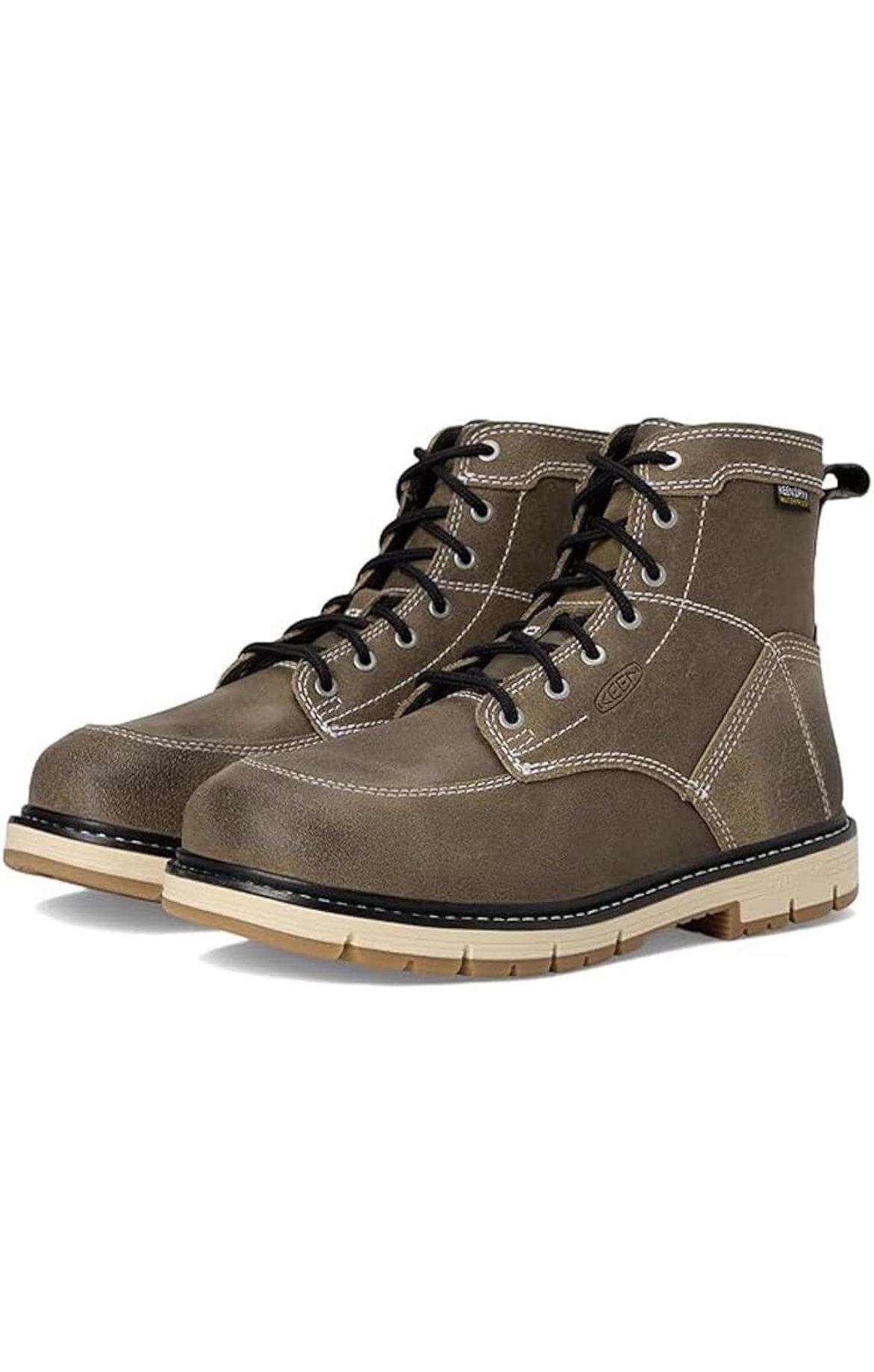 KEEN Utility Women's San Jose 6” Alloy Toe Waterproof 90 Degree Heel Work Boots