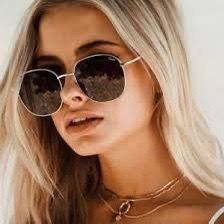 Quay uptown Oversized Square Metal Frame Sunglasses