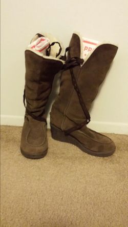 Women's EMU Suede Boots ~ Brown ~ Size 8