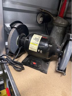 ARCAN  8” BENCH GRINDER WITH LIGHT