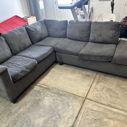 Sectional Grey Couches 