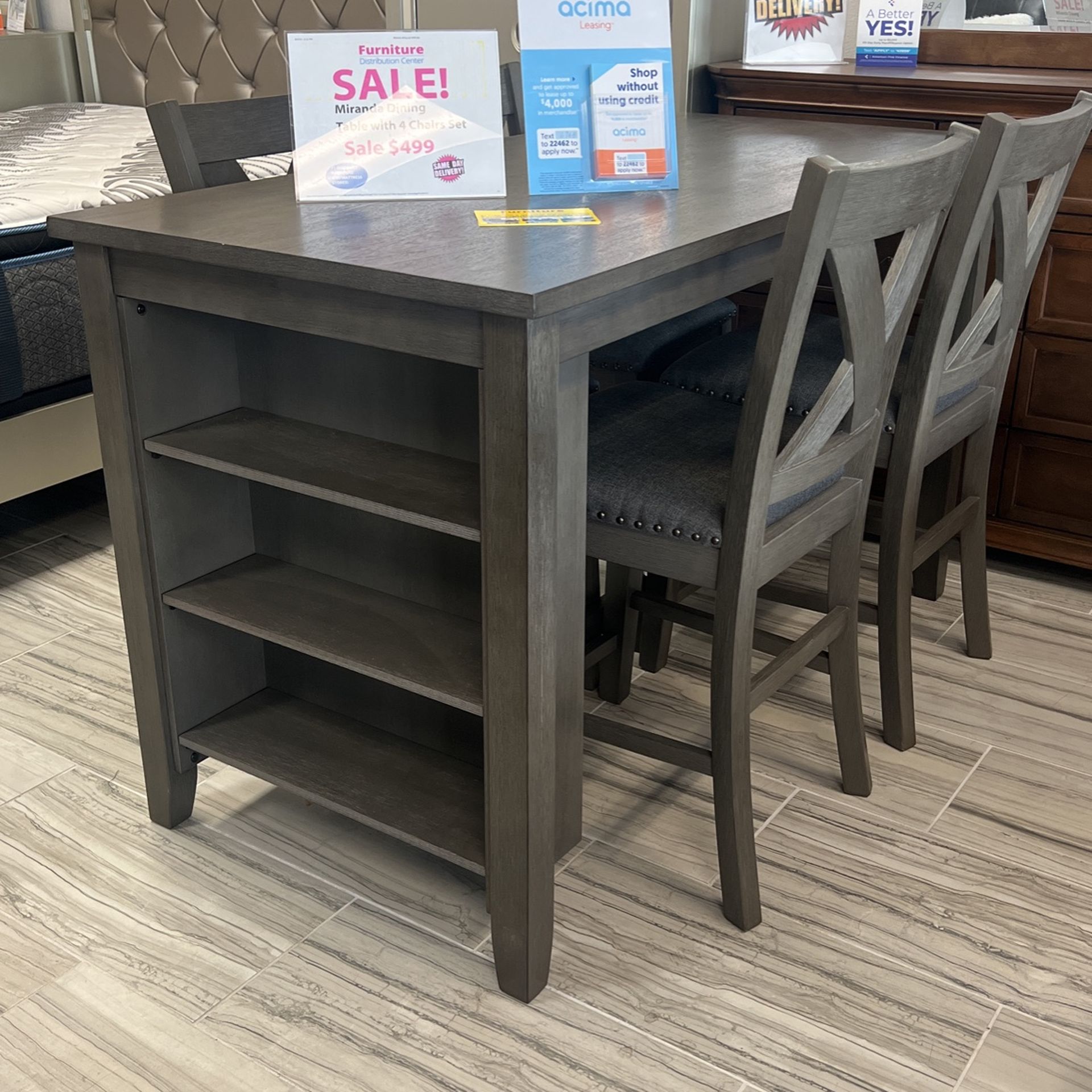 GORGEOUS MIRANDA DINING ROOM TABLE SET!$499!*SAME DAY DELIVERY*EASY FINANCING*HUGE SALE*