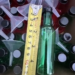 Mini Shot Bottles Red/Green -47 Count
