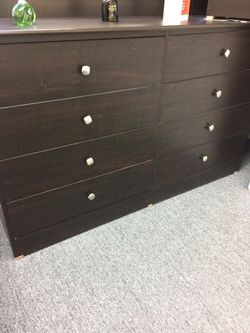 New compressed wood dresser 8 drawers