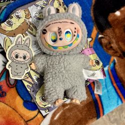  Labubu Doll: Hand-Painted Teeth And Custom Eyes- Designer Art Toy 