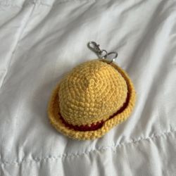One Piece Monkey D Luffy Hat Keychain