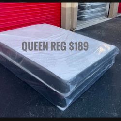 NEW Mattress Queen Size Regular With Box Spring // Offer  🚚