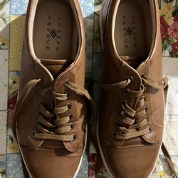 Joseph Abboud Leather Caramel Size 9 